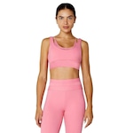 Top Alto Giro sem Bojo com Tule - Feminino ROSA