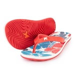 Chinelo Kenner Summer Hibisco Masculino AZUL