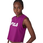 Camiseta Regata Fila Letter Iii - Feminina ROXO/BRANCO