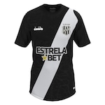 Camisa da Ponte Preta Diadora 2024 Uniforme 2 Torcedor - Masculino PRETO