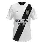 Camisa da Ponte Preta Diadora 2024 Uniforme 1 Torcedor - Masculina BRANCO