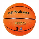 Bola Basquete Poker Oficial Mirim Indoor N.5 Unissex LARANJA