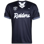 Camiseta Jersey New Era Las Vegas Raiders Core Nfl 100 - Masculina PRETO