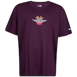 Camiseta New Era Plus Size Logo History - Unissex VERMELHO