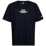 Camiseta New Era Plus Size Logo History - Masculina PRETO