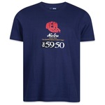 Camiseta New Era Logo History - Masculina AZUL