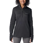 Blusão de Moletom sem Capuz Columbia Fleece Park View Grid - Feminino PRETO