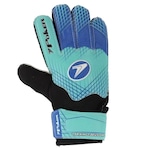 Luva de Goleiro Poker Training Focus - Infantil VERDE CLA/AZUL