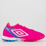 Chuteira Society Umbro Adamant Top Speed Premier - Adulto ROSA