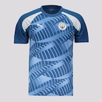 Camisa do Manchester City Puma Pré-Jogo 2024 - Masculina AZUL