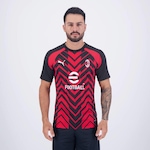 Camisa Puma Milan Pré-Jogo 2024 - Masculina VERMELHO