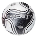 Bola de Futebol Society Penalty 8X PRETO