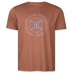 Camiseta Slim New Era New York Yankees Mlb Golf Culture - Masculina LARANJA