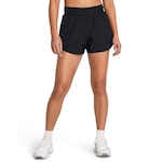 Shorts de Treino Under Armour Flex Woven - Feminino PRETO