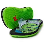 Chinelo Kenner Summer Dragon Kids - Infantil PRETO/VERDE