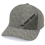 Boné Aba Curva Mormaii Gel Relevo - Snapback - Adulto CINZA/PRETO