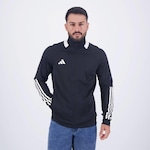 Jaqueta sem Capuz adidas Sereno 3 Listras - Masculina PRETO