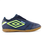 Chuteira Futsal Umbro Sense Kids - Infantil AZUL ESC/VERDE