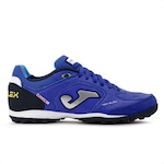 Chuteira Society Joma Top Flex - Adulto AZUL/AZUL ESC