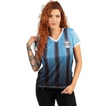 Camiseta do Gremio Surf Center Baby Look Oficial Esportiva - Feminina AZUL