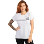 Camiseta do Santos Surf Center Baby Look Oficial - Feminina BRANCO