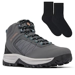 Kit Bota Columbia Transverse Hike - Masculina + Par de Meia CINZA