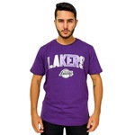 Camiseta Nba Lakers Metallic Basquete - Masculina AZUL