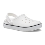 Sandália Crocs Crocband Off Court Clog Kids White - Infantil BRANCO