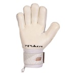 Luvas de Goleiro de Campo Poker Prof Ortho Vulcan - Adulto BRANCO/OURO