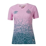 Camisa da Chapecoense Outubro Rosa 2021 Umbro - Feminina ROSA