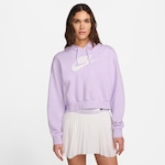 Blusão Nike Sportswear Club Fleece Crop - Feminino ROSA/ROXO