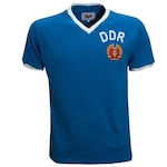 Camisa Ddr 1974 Liga Retro - Masculina AZUL