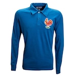 Camisa França 1958 - Liga Retro - Masculina AZUL