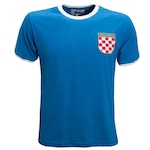 Camisa da Croácia 1990 Liga Retrô - Masculina AZUL