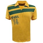 Camisa do Brasil Vôlei 1992 Liga Retrô - Masculina AMARELO