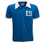 Camiseta El Salvador 1982 Liga Retro - Masculina AZUL