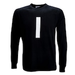 Camiseta Manga Longa de Goleiro Ny Cosmos 1971 Liga Retro - Masculina PRETO