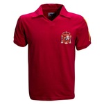 Camiseta Espanha 1986 Liga Retro - Masculina VINHO