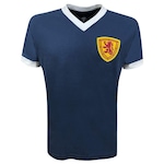 Camiseta Escócia 1950 Liga Retro - Masculina AZUL ESCURO