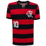 Camisa Flamengo 1976 - Liga Retro - Masculina LISTRADO