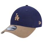 Boné Aba Curva New Era 920 Los Angeles Dodgers Mlb All Class - Strapback - Adulto AZUL ESCURO