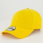 Boné Aba Curva New Era Mlb New York Yankees Essentials 940 - Snapback - Adulto AMARELO