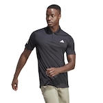 Camisa Polo adidas Club 3-Stripes - Masculina PRETO