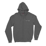 Jaqueta de Moletom com Capuz Diamond Og Script Hoodie - Masculina CINZA