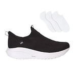 Kit Tênis Olympikus Intuit + 3 Pares De Meias - Feminino PRETO