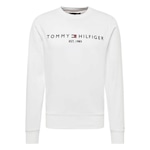 Blusão de Moletom Tommy Hilfiger Logo Sweatshirt - Masculino BRANCO