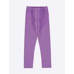 Calça Legging Malwee Infantil Moletom Lilas