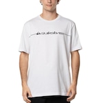 Camiseta Quiksilver New Lines - Masculina BRANCO