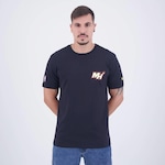 Camiseta New Era Nba Miami Heat Core - Masculina PRETO