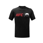 Camiseta Masculina Ufc Venum Classic PRETO/VERMELHO